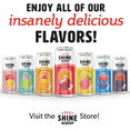 thumbnail image 3 of Shine Water Peach Mango Vitamin D Electrolyte Drinks 12-Pack, Sugar Free Flavored Water with Magnesium, Zinc & Antioxidants, Low Calorie Hydration, 3 of 9
