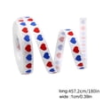 thumbnail image 3 of Kbndieu Patriotic Ribbon, Red White Blue Star 4th of July Ribbon Wired for Gift Wrapping DIY Crafts, 3 of 6
