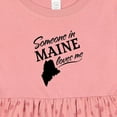 thumbnail image 4 of Inktastic Someone in Maine Loves Me Girls Baby Dress, 4 of 5