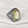 thumbnail image 3 of AAA Lemon Quartz Mens Ring, Natural Lemon Quartz Ring, Quartz Ring, Silver Jewelry, 925 Silver Ring, Gift, Heavy Mens Ring, Arabic Design, Ottoman Style Ring, Christmas, Turkey Mens Signet Ring, 3 of 5