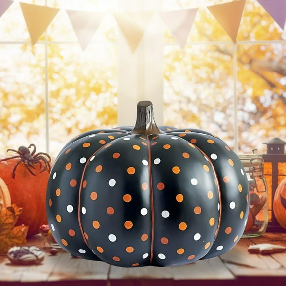 Inflatable Pumpkin Ball with LED Light Waterproof Giant Light up Halloween Blow up Ball Reusable Inflatable Decorated Ball Halloween Decoration for Garden Yard Porch Pool