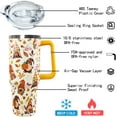 thumbnail image 5 of 40 oz Fall Gnome Tumbler Insulated Stainless Tumbler, Fall Travel Coffee Cup Water Botter, Autumn Fall Gift for Thanksgiving Christmas, 5 of 6