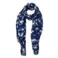 thumbnail image 3 of Peach Couture Chic Trendy Lightweight Flamingo Elephant Print Wrap Scarf Shawl, 3 of 10