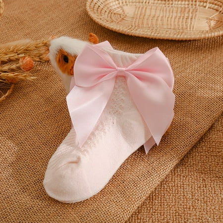 

Lace Flower Mesh Summer Newborn Baby Socks Spring Cotton Baby Girl Bowknot Socks Anti Slip Socks Calcetines Skarpetki Sokke