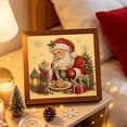 thumbnail image 3 of DIY Christmas Pearl Bead Painting Kit,Framed Canvas Rhinestone Art Set with Instruction Manual,Holiday Craft,Home Wall Decor Gift, 3 of 6