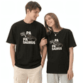 thumbnail image 2 of Pa Pasaurus Dinosaur For Papa Vintage Graphic Tee for Men, Funny Birthday Gift Cotton Short Sleeves T-Shirt, 2 of 6