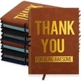 thumbnail image 2 of 10 Pcs Thank You Gifts for Employees A5 Leather Notebooks Inspirational Notebooks Thank You for Being Awesome Gifts for Coworker Employee Office Teacher Nurse Volunteer(Novel)$$Office, 2 of 6