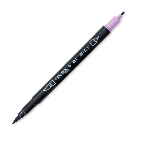 Lyra Aqua Brush Duo Marker - Red Violet 035