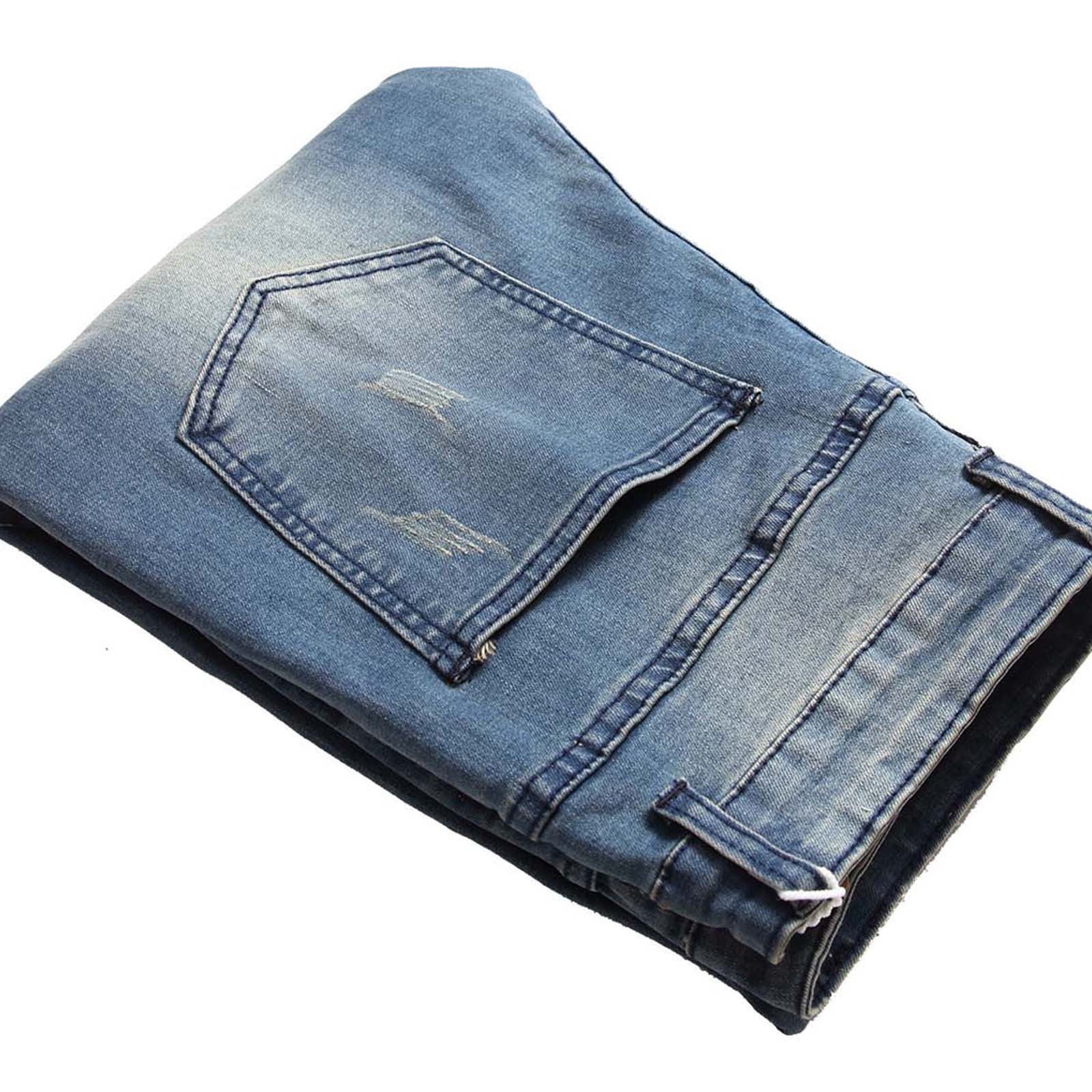 Men's Ripped Distressed Destroyed Jeans Denim Pants,Skinny