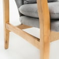 thumbnail image 6 of Noble House Haden Wood Frame Club Chair Color, Gray, 6 of 7