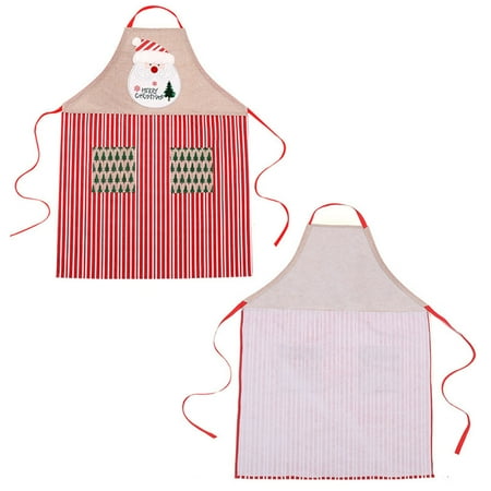 

cLKheng Apron Sleeve Kitchen Essentials for New Home kitchen Clearance Items under 10 Dollars Deals Prime Set Adult Printed Kitchen Family Family Christmas Parent Apron 1 Piece Kitchen，Dining Bar