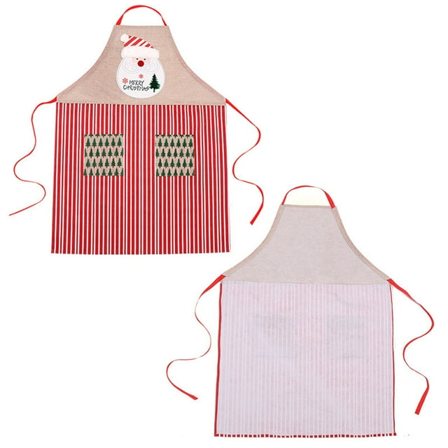 Bovemsi Apron Sleeve Set Adult Printed Kitchen Family Family Christmas Parent Apron 1 Piece Kitchen,Dining Bar