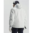 thumbnail image 3 of GEMYSE Men's Mountain Waterproof Ski Snow Jacket Winter Windproof Rain Jacket(White,S), 3 of 6