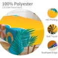 thumbnail image 3 of 60x84inches Beach Tablecloth for Hawaiian Decorations Blue Yellow Cartoon Summer Beach Rectangle Table Cloth Waterproof Fabric Table Covers for Summer Birthday Pool Surfboard Party Supplies, 3 of 7