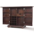 thumbnail image 1 of Crosley Alexandria Armoire de Bar Extensible en Acajou, 1 of 6
