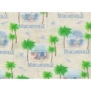 Springs Creative JB Margaritaville Paradise CTN Music 100% Cotton Fabric sold by the yard