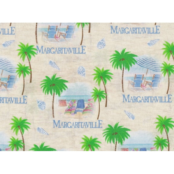 Springs Creative JB Margaritaville Paradise Cotton Fabric