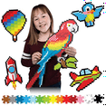 thumbnail image 1 of Fat Brain Toys Jixelz Up in the Air- 1500 pc Set, 1 of 4