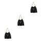 thumbnail image 1 of Jumpingount Bolso de hombro con cadena de alta capacidad y de moda para mujer Bolso con cadena de hombro Bolsos de lujo Negro (cadena de oro) Type1 NO1, 1 of 6