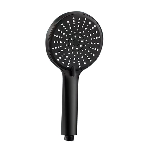 Fdelink Bath Shower Head,Black Shower Fixture,High Pressure Handheld Showerhead with 5 Spray Modes Filtered Shower Head Water Heater Filter Large Panel Shower Nozzle Luxury Design