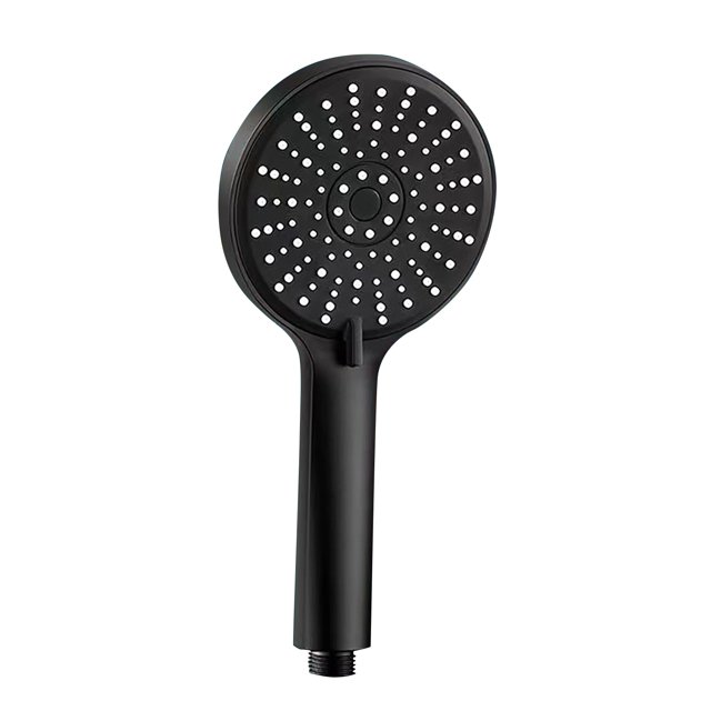Clearance! High Pressure Handheld Showerhead with 5 Spray Modes Filtered Shower Head Water Heater Filter Large Panel Shower Nozzle Luxury Design for Bathroom Gym Senior Hotel Pool One Size Black