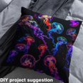 thumbnail image 3 of Jellyfish Upholstery Fabric,Kawaii Jellyfish Fabric By The Yard,Gradient Watercolor Indoor Outdoor Fabric,Ocean Sea Material By The Yard,Colorful Animal Decorative Fabric,Art,1 Yard, 3 of 5