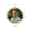 thumbnail image 5 of Add Photo Family Christmas Ornament 2025, Picture Text Name Christmas Ornament, Gift for Couple Family Friends Grandparents, Custom Gift Memorial Keepsake Christmas Ornament, 5 of 5