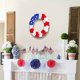 thumbnail image 5 of Independence Day Wreath Patriotic Wreath Front Door Wreath Door Hanging Independence Day Decorations Flag Wreath, 5 of 5