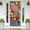 Candy, variant on Anime lovers silhouette Door Cover Decorations Welcome Spring Seasonal Porch Door Banner Sign Photo Background Front Door Hanging Banner for Indoor Outdoor Decor 72.8 x 35.4 Inch