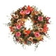 thumbnail image 3 of Corona artificial de otoño con flores de arce para colgar en la pared, puerta o ventana. 40cm, 3 of 9