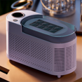 thumbnail image 4 of 110V Portable Small Ice Maker Home Dormitory Office Camping 12V Car Cube Ice Automatic Ice Making Box Ice Machine US,1 * Desktop ice maker,Purple, 4 of 6