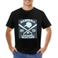 thumbnail image 1 of BASEBALL 1977 Vintage T-shirt Mens Cotton Classic Crewneck Short Sleeve Tees Unisex Black M, 1 of 2