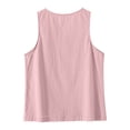 thumbnail image 5 of Razzly Women Training Performer Top 2 Lane Top Crop Top Set 3x Tops for Women 3xl Fashion Women Dresses Athletic Womens Tops 3x Sleeveless Sleep Shorts Women Camisole Women Loose Lazy(Pink,2XL), 5 of 5