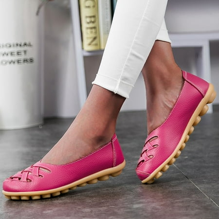 

Feiboyy Slip On Women Comfort Walking Flat Loafers Casual Shoes Driving Loafers Walking Shoes For Women