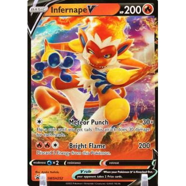 Pokemon Promo Holo Rare Infernape V SWSH252
