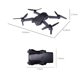 thumbnail image 2 of Dron WJSXC con cámara dual HD 1080P, control remoto, juguetes, regalos para niños y niñas, con retención de altitud, modo sin cabeza, ajuste de velocidad de inicio, color negro, 2 of 5