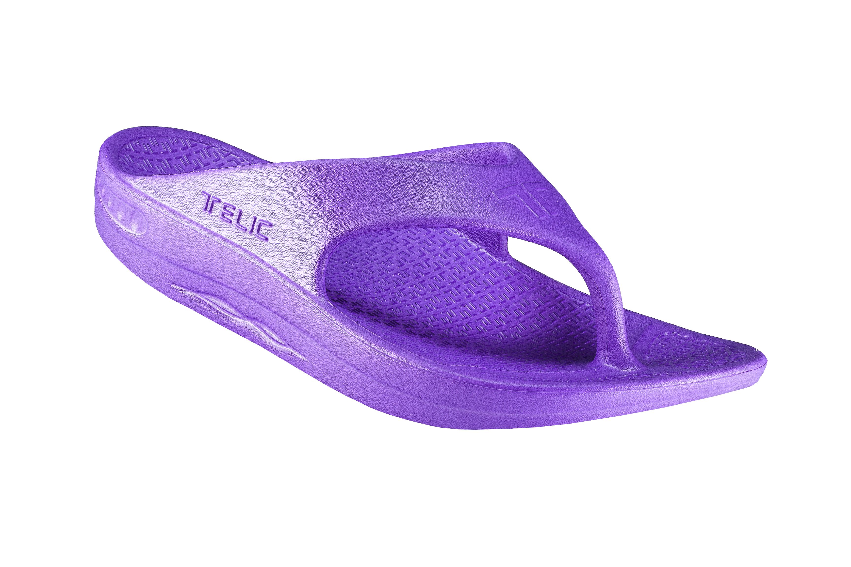 Telic Flip Flop Sandal Shoes by Telic Terox Color Grape
