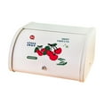 thumbnail image 2 of Soporte para Contenedor de pan perfecl de hierro de gran capacidad 12,40x10,04x6,69 pulgadas multiusos Cereza, 2 of 8