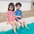 thumbnail image 2 of Traje de baño de flotabilidad para niños Traje de surf Traje de baño de una pieza para niños y niñas Bóxer de dibujos animados Lindo traje de baño para bebé, 2 of 6