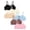 Black/Blushed/Ivory/Lt Blue/Lola Pink/Brown Sugar, variant on Racerback Training Bra for Girls- 6 Pack Seamless Sports Bra, Padded Everyday Bra Bralette,Crop Cami Tank Top (6-14)