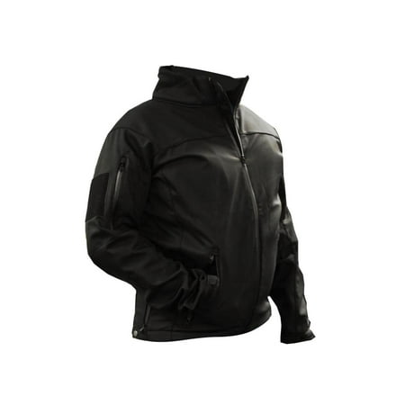 Law Enforcmenet Soft Shell Tactical Jacket with Fleece Lining, 3X-Large