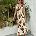thumbnail image 3 of Leopard Print Pattern Sleeveless Dress Female Clothing Dress Women Summer 2025 Dress, 3 of 7