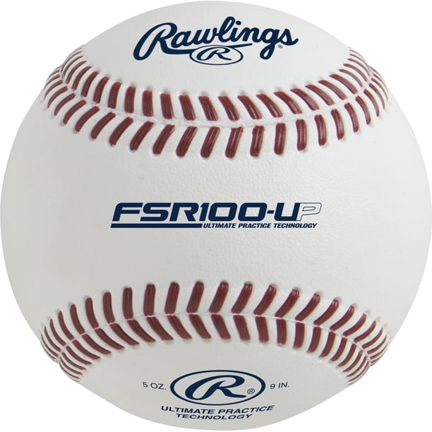 Rawlings | ÚLTIMA TECNOLOGÍA DE PRÁCTICA Pelotas de béisbol | FSR100-UP | Costura plana | Uso práctico | 12 unidades