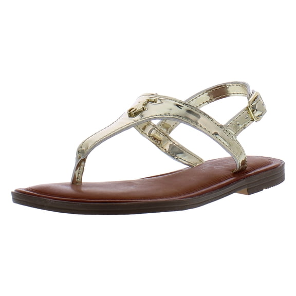 Polo Ralph Lauren Tierney IV PS Girls Shoes Size 11, Color: Gold Metallic/Gold