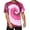 Pink, variant on Xdzjlr Men Shirts Summer Tie Dye Wear Crew Neck Leisure Men T Shirts,L
