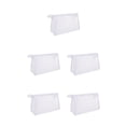 thumbnail image 2 of Yuarrent Bolsa de cosméticos multifuncional Bolsa Unisex Impermeable Blanco Negro Artículos de tocador Bolso Organizador Estuches Oficinas Type2 NO2, 2 of 6