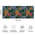 thumbnail image 3 of Pioneer Flower Floral Print Pattern Bathroom Rugs Mat, Non Slip Microfiber Bathroom Rug with Rubber Backing, Soft Mats for Bathroom Floor Tub Shower, 24"x60", 3 of 5