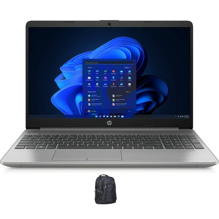 HP 250 G9 Home/Business Laptop (Intel i5-1235U 10-Core, 15.6in 60 Hz Full HD (1920x1080), Intel Iris Xe, 8GB RAM, 256GB SSD, Wifi, Webcam, Bluetooth, Win 11 Pro) with Premium Backpack