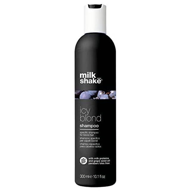 milk_shake Champú Rubio Frío - Champú de Pigmento Negro para Cabello