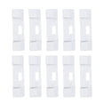 thumbnail image 1 of EIGTHTAIL 10 Pcs Onglets de Réparation pour Stores Verticaux Remplacement Accessoires de Clip de Rideau pour Fenêtre, 1 of 6